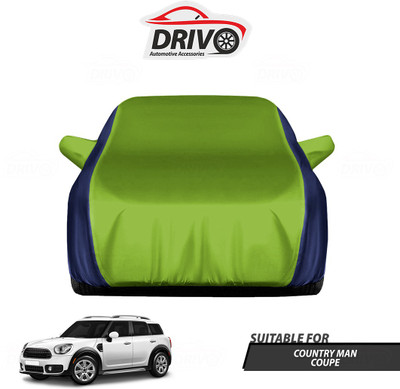 Drivo Car Cover For Mini Countryman Coupe (With Mirror Pockets)(Blue, Green)