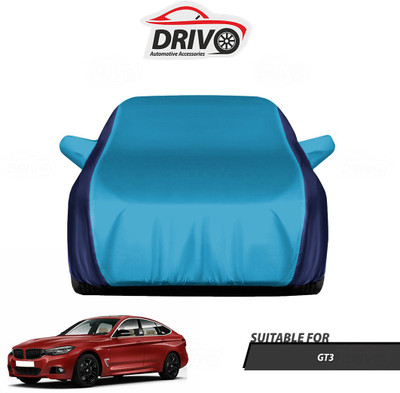 Drivo Car Cover For BMW 3 Series GT (With Mirror Pockets)(Blue)