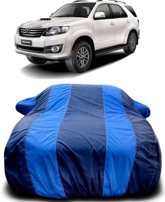 AUTOGARH Car Cover For Toyota Fortuner Old (With Mirror Pockets)(Blue, Blue)