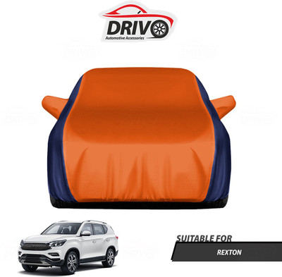 Drivo Car Cover For SsangYong Rexton (With Mirror Pockets)(Blue, Orange)