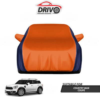 Drivo Car Cover For Mini Countryman Coupe (With Mirror Pockets)(Blue, Orange)