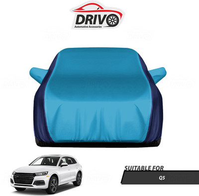 Drivo Car Cover For Audi Q5 (With Mirror Pockets)(Blue)