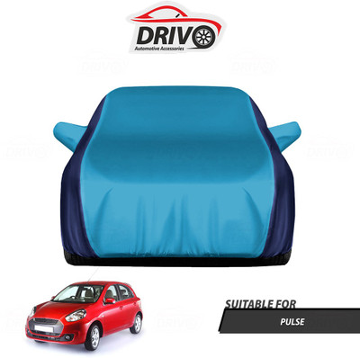 Drivo Car Cover For Renault Pulse (With Mirror Pockets)(Blue)
