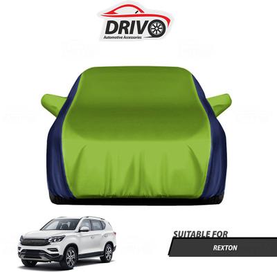Drivo Car Cover For SsangYong Rexton (With Mirror Pockets)(Blue, Green)