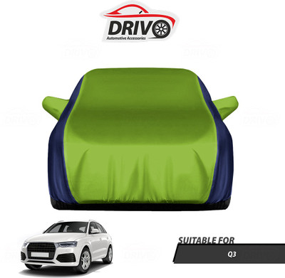 Drivo Car Cover For Audi Q3 (With Mirror Pockets)(Blue, Green)