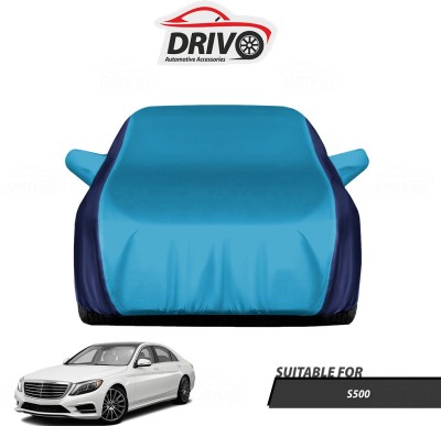 Drivo Car Cover For Mercedes Benz S500 (With Mirror Pockets)(Blue)