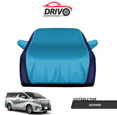 Drivo Car Cover For Toyota Alphard (With Mirror Pockets)(Blue)