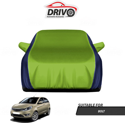Drivo Car Cover For Tata Bolt (With Mirror Pockets)(Blue, Green)