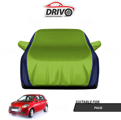 Drivo Car Cover For Renault Pulse (With Mirror Pockets)(Blue, Green)