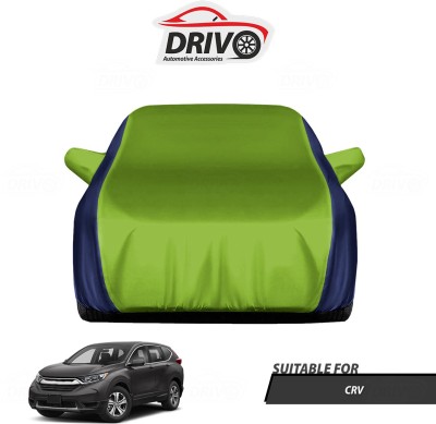 DREVO Car Cover For Honda CR-V (With Mirror Pockets)(Blue, Green)