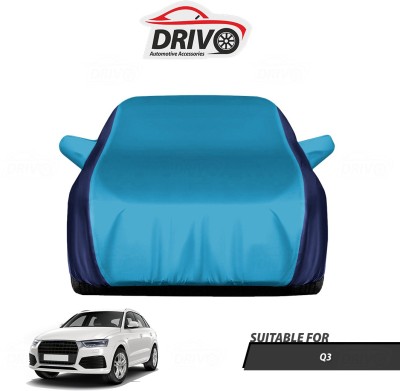 Drivo Car Cover For Audi Q3 (With Mirror Pockets)(Blue)