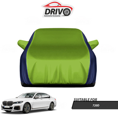 Drivo Car Cover For BMW 720D (With Mirror Pockets)(Blue, Green)
