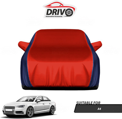 Drivo Car Cover For Audi A4 (With Mirror Pockets)(Blue, Red)