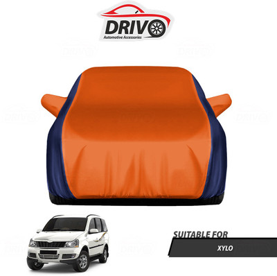 Drivo Car Cover For Mahindra Xylo (With Mirror Pockets)(Blue, Orange)