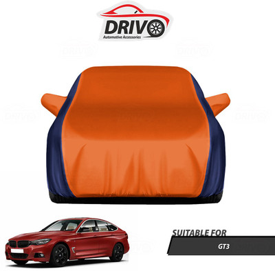 Drivo Car Cover For BMW 3 Series GT (With Mirror Pockets)(Blue, Orange)