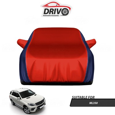 Drivo Car Cover For Mercedes Benz ML350 (With Mirror Pockets)(Blue, Red)