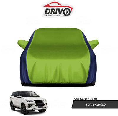 Drivo Car Cover For Toyota Fortuner Old (With Mirror Pockets)(Blue, Green)