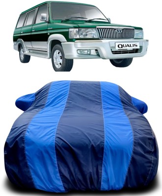 Ascension Car Cover For Toyota Qualis (With Mirror Pockets)(Blue, Blue)