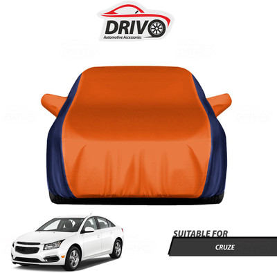 Drivo Car Cover For Chevrolet Cruze (With Mirror Pockets)(Blue, Orange)