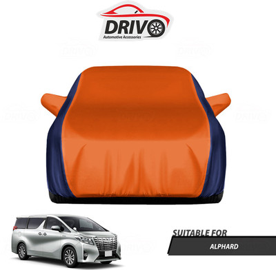 Drivo Car Cover For Toyota Alphard (With Mirror Pockets)(Blue, Orange)