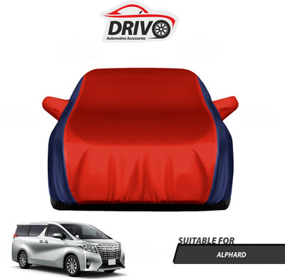 Drivo Car Cover For Toyota Alphard (With Mirror Pockets)(Blue, Red)