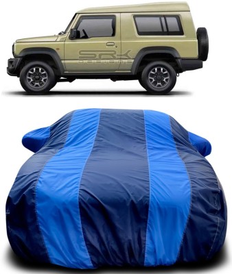 Genipap Car Cover For Maruti Suzuki Gypsy King (With Mirror Pockets)(Blue, Blue)