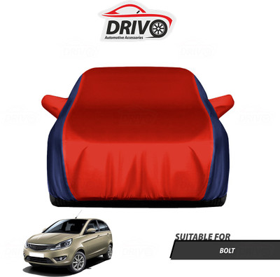Drivo Car Cover For Tata Bolt (With Mirror Pockets)(Blue, Red)