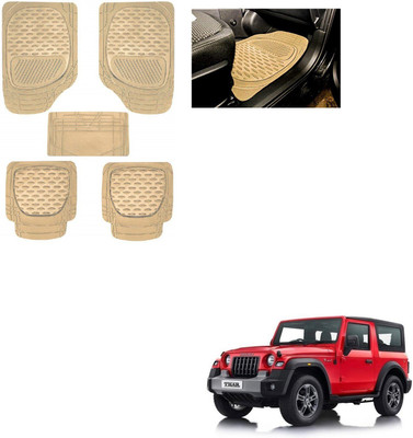 KOZDIKO PVC Standard Mat For  Mahindra Thar(Beige)