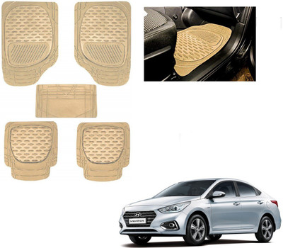 KOZDIKO PVC Standard Mat For  Hyundai Verna(Beige)