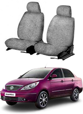 Chiefride Cotton Car Seat Cover For Tata Manza(Front Detachable Headrest, Without Back Seat Arm Rest, 5 Seater)