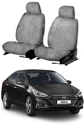 Chiefride Cotton Car Seat Cover For Hyundai Verna(Front Detachable Headrest, Without Back Seat Arm Rest, 5 Seater)