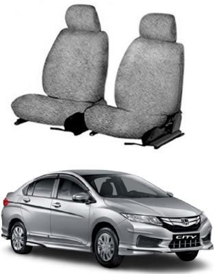 Chiefride Cotton Car Seat Cover For Honda City(Front Detachable Headrest, Without Back Seat Arm Rest, 5 Seater)