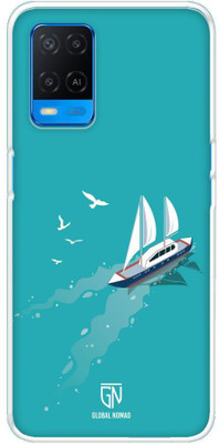 GLOBAL NOMAD Back Cover for Oppo A54(Multicolor, Grip Case, Silicon, Pack of: 1)