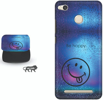 Hello Case Back Cover for Mi Redmi 3S Prime(Multicolor, Cases with Holder, Pack of: 1)