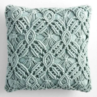 Aaditya Exports Cotton Cushions & Pillows Cover(40.64 cm*40.64 cm, Light Green)