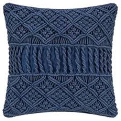 Aaditya Exports Cotton Cushions & Pillows Cover(40.64 cm*40.64 cm, Blue)