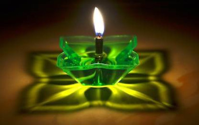 cut rate creation Plastic (Pack of 12) Table Diya Set(Height: 3 inch)