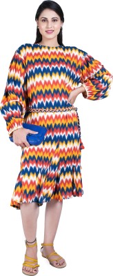 Sunrise SoHo Women Asymmetric Multicolor Dress