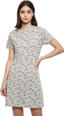 VAN HEUSEN Women A-line Grey Dress