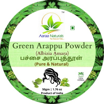 Aaraa Green Arappu Powder (Pure & Natural) 50gm (Pack of 6) 300gm(300 g)