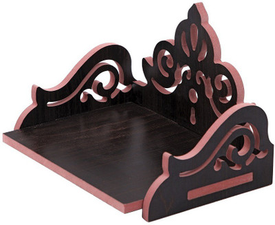 Bloriza Wooden Wall Mounted Hanging Puja Temple Wood God Stand for Pooja Room Puja Mandir for Home Wall Office &Shop Engineered Wood Home Temple(Height: 18, DIY(Do-It-Yourself)) deal from flipkart