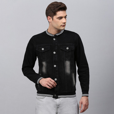 CAMPUS SUTRA Full Sleeve Washed Men Denim Jacket