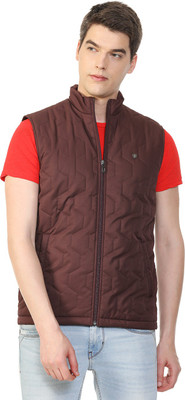 LOUIS PHILIPPE Sleeveless Solid Men Jacket