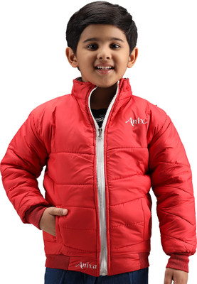 Fit N Fame Full Sleeve Solid Boys Jacket
