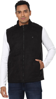 Allen Solly Sleeveless Solid Men Jacket