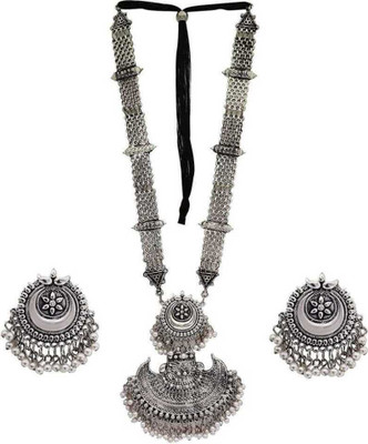 AasmaFashion Alloy Silver Silver Jewellery Set(Pack of 1)