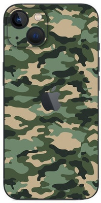 Orgic India iPhone 13 Mini Mobile Skin(Camo Green)