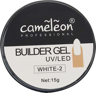 CL2 Cameleon LED/UV Clear Builder Gel for Quick Building Nail Extension For Professionals only(White)