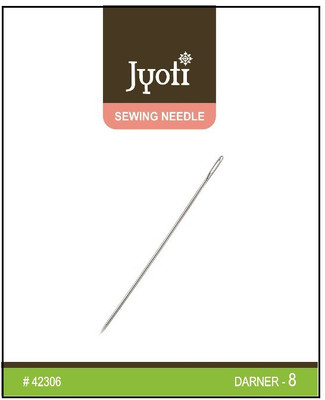 Jyoti Darner (Foil) Hand Sewing Needles - Pack of 1000 Pieces ( Size :- 8 ) Hand Sewing Needle(Darners Needle 8 Pack of 1000)