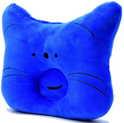 PADDY BABY Foam Solid Baby Pillow Pack of 1(Blue)
